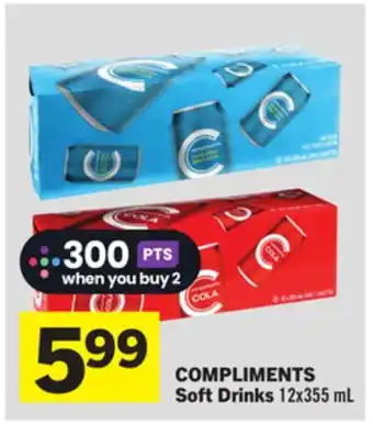 Foodland COMPLIMENTS Soft Drinks offer