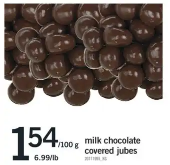 Fortinos MILK CHOCOLATE COVERED JUBES offer