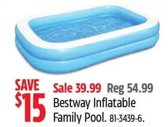 Canadian Tire H20Go! Bestway Inflatable Family Pool offer