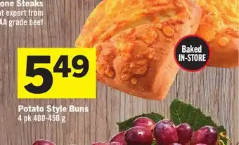 Foodland Potato Style Buns offer