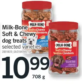 Fortinos MILK-BONE SOFT & CHEWY DOG TREATS, 708 G offer