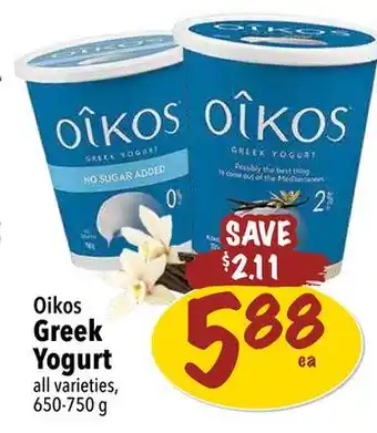 Farm Boy Oikos Greek Yogurt offer
