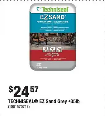 Home Depot TECHNISEAL EZ Sand Grey •35lb offer