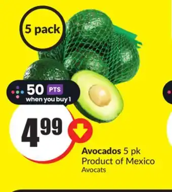 Chalo FreshCo Avocados 5 pk Product of Mexico offer