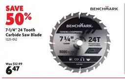 Home Hardware 7-1/4 24 Tooth Carbide Saw Blade offer