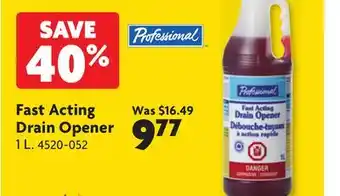 Home Hardware Fast Acting Drain Opener offer