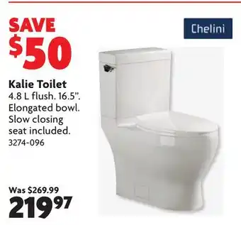 Home Hardware Kalie Toilet offer