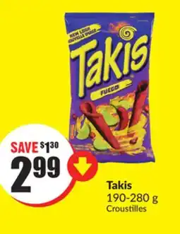 FreshCo Takis 190-280 g offer