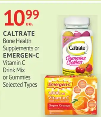 IDA Pharmacy CALTRATE or EMERGEN-C offer