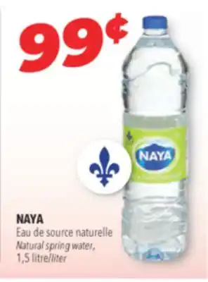 Familiprix NAYA, Natural spring water, 1,5 litre offer