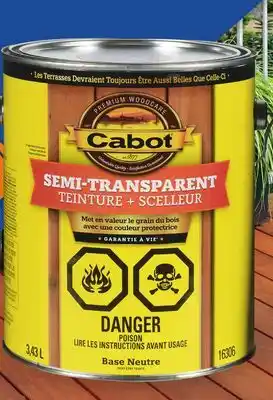 Canac Semi-Transparent Deck & Siding Stain 3.78 L offer