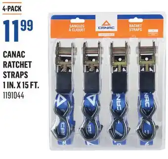 Canac Canac Ratchet Straps 1 in x 15 ft offer