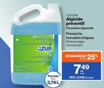 Patrick Morin Preventive Algaecide offer