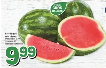 L'Intermarché MELON D'EAU SANS PÉPINS offer