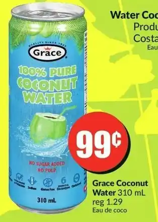 FreshCo Grace Coconut Water 310 mL offer