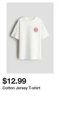 H&M Cotton Jersey T-shirt offer