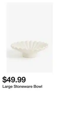 H&M Large Stoneware Bowl offer