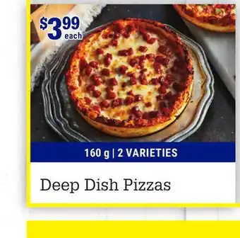 M & M Food Market Deep Dish Pizzas offer