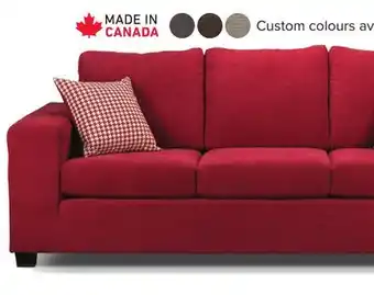 Leon's Fava Sofa - Red offer