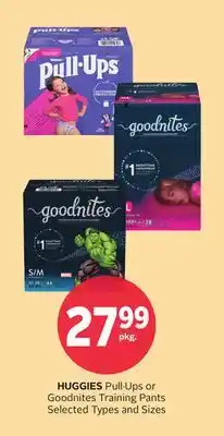 Rexall HUGGIES Pull. Ups or Goodnites Training Pants offer