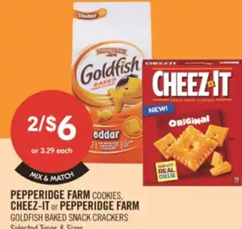 Shoppers Drug Mart PEPPERIDGE FARM COOKIES, CHEEZ-IT or PEPPERIDGE FARM offer