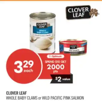 Shoppers Drug Mart CLOVER LEAF offer