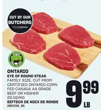 Independent City Market BIFTECK DE NOIX DE RONDE offer