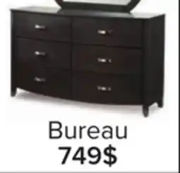 Leon's Bureau 6 tiroirs - anthracite Cinema offer
