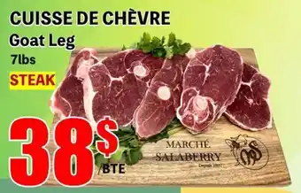 Marche Salaberry CUISSE DE CHÈVRE offer