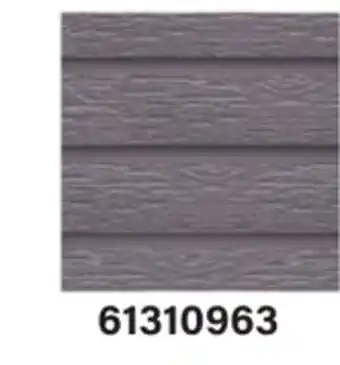 Matériaux Pont Masson Number 2 Ridgewood D5 Siding - 12 x 12' - Wolf Grey offer