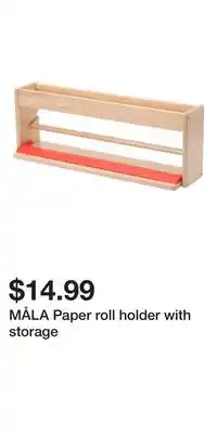 IKEA MÅLA Paper roll holder with storage offer