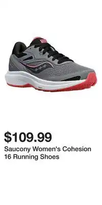 Mark's Saucony Women's Cohesion 16 Running Shoes offer