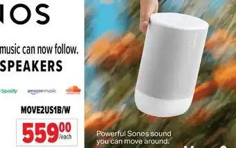 2001 Audio Video SONOS Portable Speakers offer