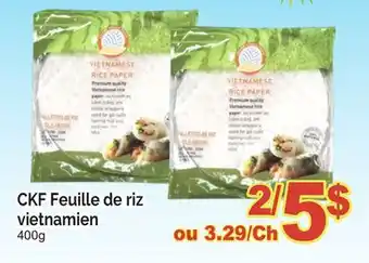 T&T Supermarket CKF FEUILLE DE RIZ VIETNAMIEN, 400G offer