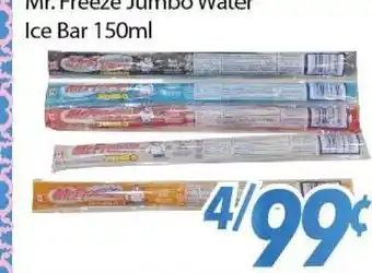 Bestco Food Mart Mr. Freeze Jumbo Water Ice Bar offer