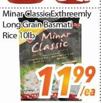 Bestco Food Mart Minar Classic Exthreemly Long Grain Basmati Rice offer