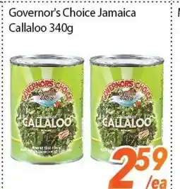 Bestco Food Mart Governor's Choice Jamaica Callaloo offer