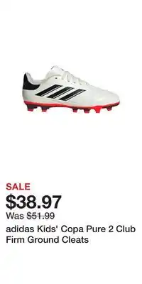 Sport Chek adidas Kids' Copa Pure 2 Club Firm Ground Cleats offer