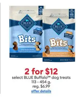 Petsmart select BLUE Buffalo dog treats offer