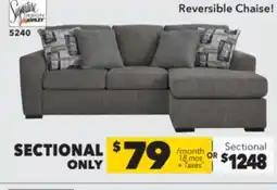 Surplus Furniture Gardiner Pewter 2Pc Sectional offer