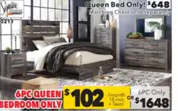 Surplus Furniture Drystan 6-Piece Queen Bedroom Set offer