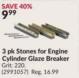 Princess Auto 3 pk Stones for Engine Cylinder Glaze Breaker Grit offer