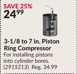Princess Auto 3-1/8 to 7 in. Piston Ring Compressor offer