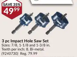 Princess Auto Bosch 3 pc Impact Hole Saw Set offer