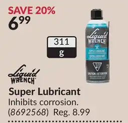 Princess Auto Super Lubricant offer