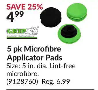Princess Auto 5 pk Microfibre Applicator Pads offer