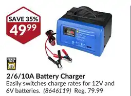 Princess Auto Power Fist 2/6/10A Battery Charger offer