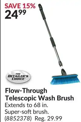 Princess Auto Flow-Through Telescopic Wash Brush offer