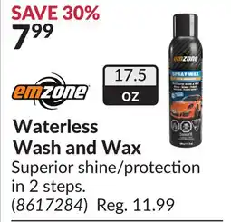 Princess Auto Waterless Wash and Wax offer
