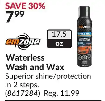 Princess Auto Waterless Wash and Wax offer
